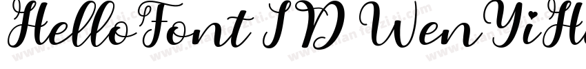 HelloFont ID WenYiHe字体转换